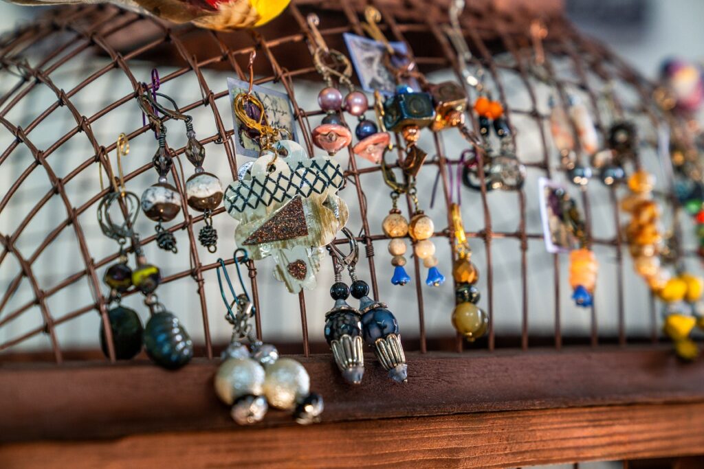 earrings Savannah City Market art galleries