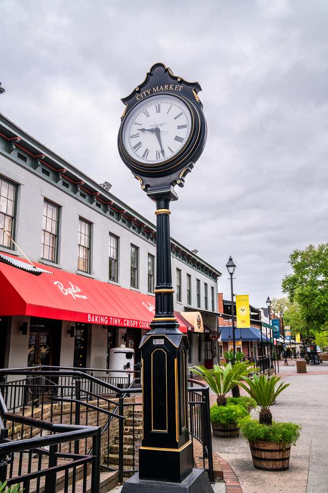 The Clock at Savannah City Market